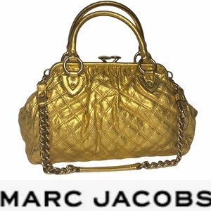 marc jacobs bolsa with gold chain